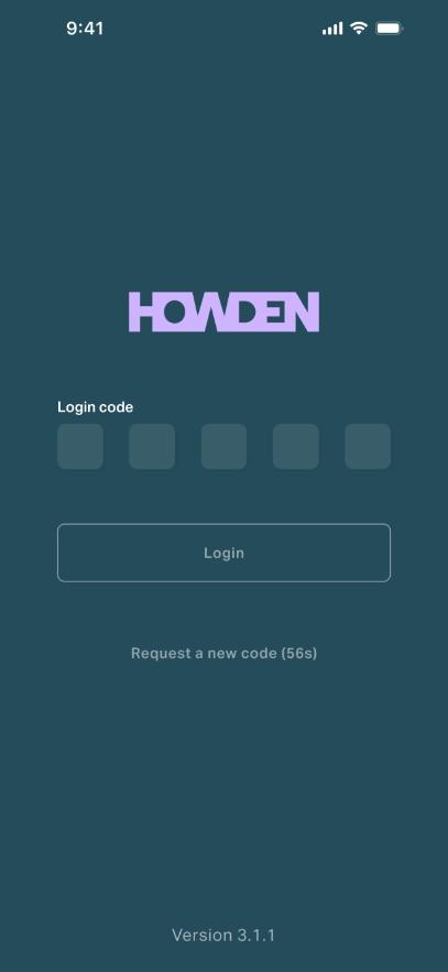 Login code with no digits