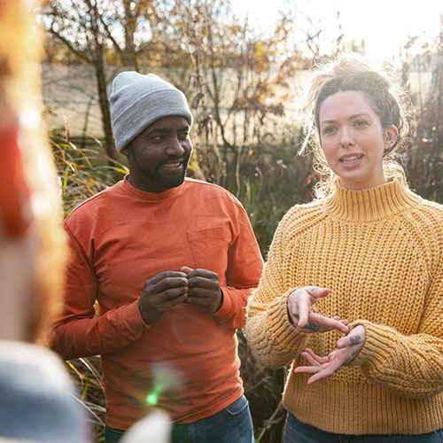 Support for hearing or visual impairments