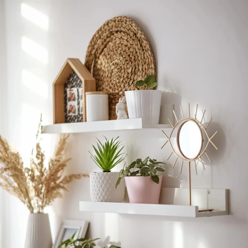 White modern interior of home