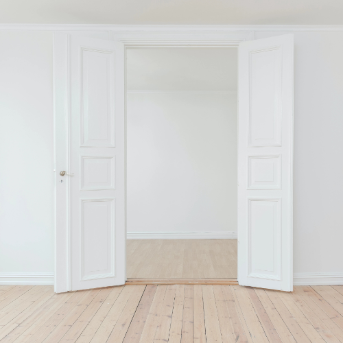 Empty property with white walls and wooden floor