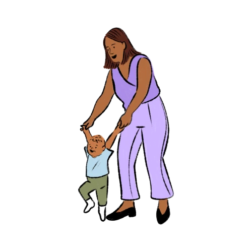 a mum and their child